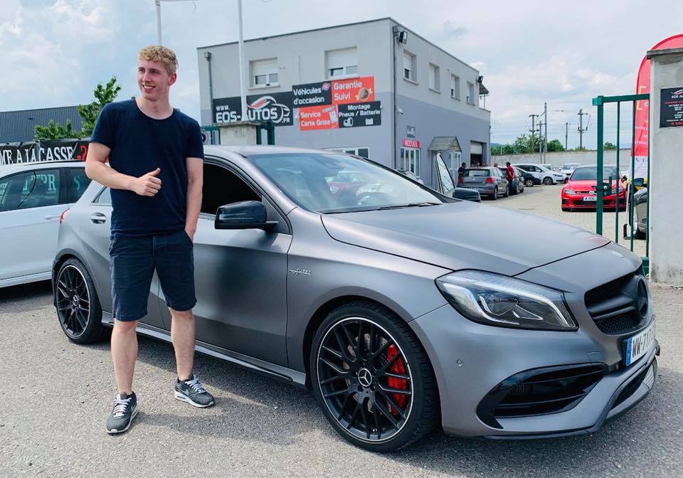 Merci de ta confiance LUCA ! A45 AMG.